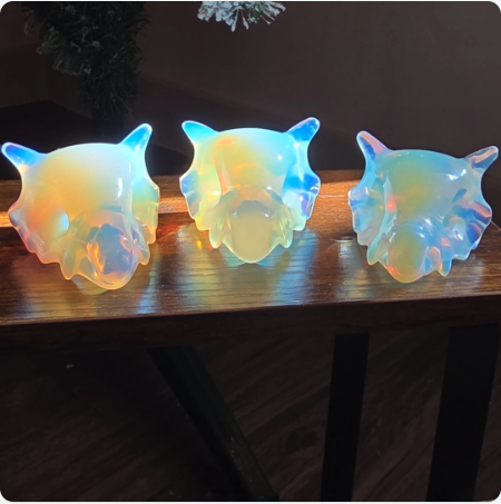 Cubone Skull Opalite 2.5"